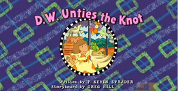 D.W Unties the Knot Title Card