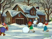 Patrick wearing his Winter clothes.