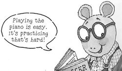 Arthur Vs the Piano liner notes
