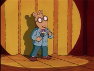 Doing stand-up in "Arthur the Unfunny"
