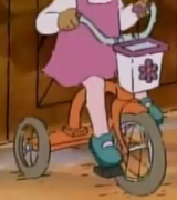 D.W.'s old tricycle