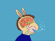 The molecules of Tri-Enzomated Zorn Jelly make the user 'happy' and release sparkles out of the mouth for a short time.