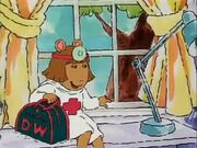 A doctor's outfit as seen on "Arthur's Chicken Pox"