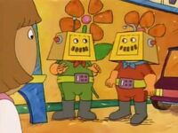 The Tibble Twins in T-Bot Team costumes