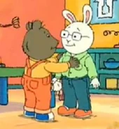 Liam with his friend James