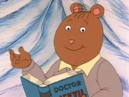 Brain explaining the meaning of "Allegory".