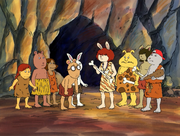 Cavegirl outfit in "Arthur Makes Waves" and "On This Spot"