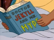 The "Doctor Jekyll and Mr. Hyde" book cover.