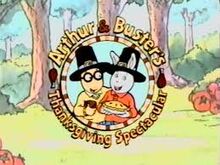 Arthur and Buster Thanksgiving Special title card