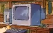 The Crosswires' first computer in early seasons.