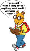 Artwork of Arthur for the 2016 PBS Kids Writers Contest