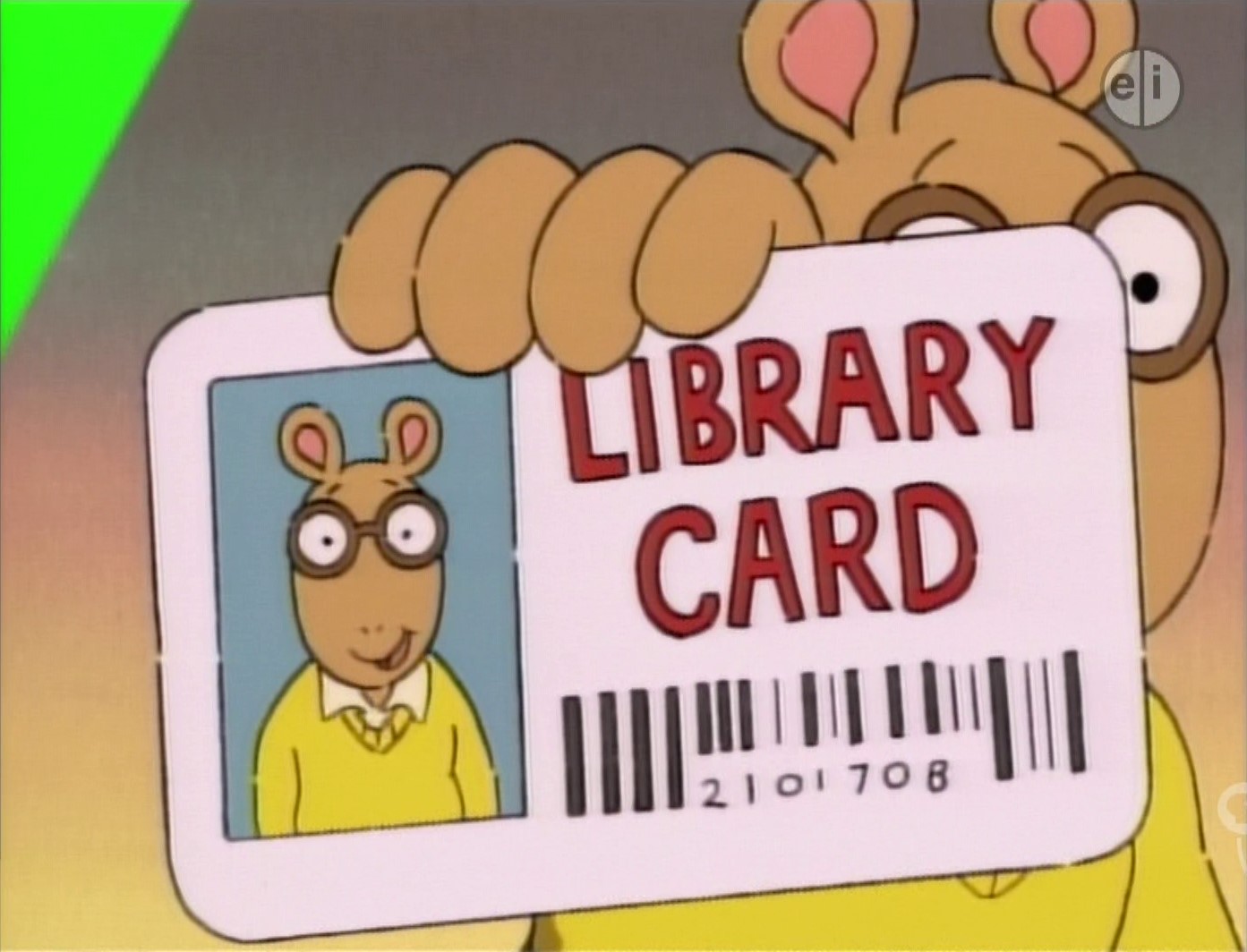 Library Card Arthur Wiki Fandom