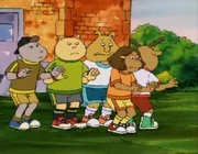 His sports clothes in "My Club Rules".