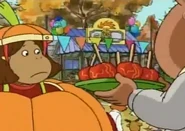 "Want a candy apple?"