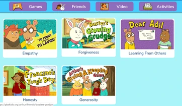 Last version of the 'Friends' page