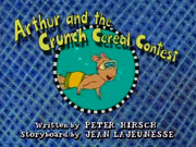 Arthur and the Crunch Cereal Contest