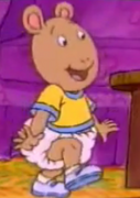 Arthur as a baby