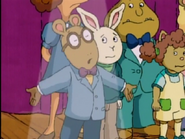 Singing about flossing in "Arthur Cleans Up"