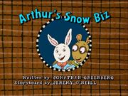 Arthur's Snow Biz (Binky)