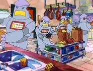 An army of evil robots