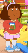 Sarah's outfit in kindergarten.