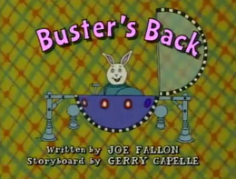 Buster's Back Title Card