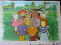 Stolen bike Animation cel