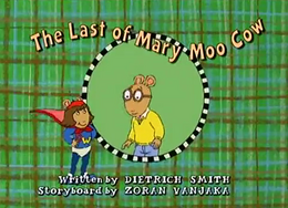 The Last of Mary Moo Cow Title Card