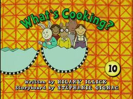 What's Cooking Title Card