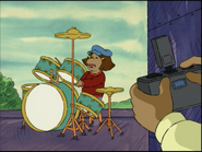 Catherine Frensky's Taking a Picture of France playing Drums