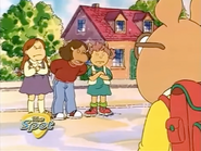 "Arthur Read! Did you tell everyone I looked like a marshmallow?!"