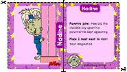 Nadine card