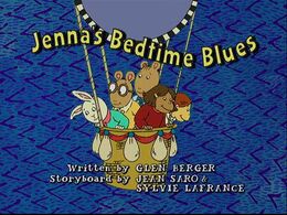 Jenna's Bedtime Blues | Arthur Wiki | Fandom