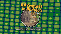 Adventures in Budylon Title Card