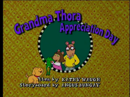 Grandma Thora Appreciation Day Title Card