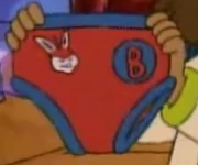 A pair of Bionic Bunny underwear
