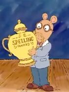 Arthur wins spelling competition