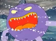 The Purple Orange confronts Binky.