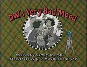 D.W.'s Very Bad Mood Title Card