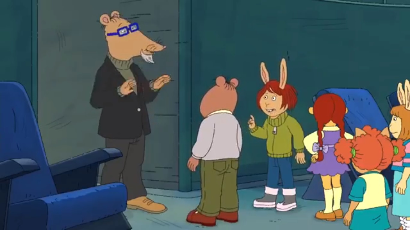 He teaches Arthur's third and fourth grade classes. 