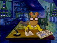 Doing a report in "Buster Hits the Books"