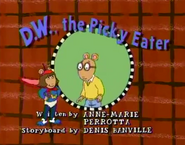 D.W., the Picky Eater Title Card
