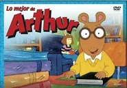 ArthurPromotionalCelFrenchDVD.jpg (35 KB) Promotional cel based on "D.W.'s Library Card" used as art for a Spanish DVD.