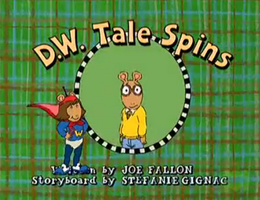 D.W. Tale Spins Title Card