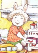 Emily in illustrated form in D.W., the Picky Eater.