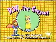 "D.W. The Copycat' airing