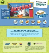 2004pbuswebsite.png (619 KB) Postcards from Buster homepage after the show launched in October 2004