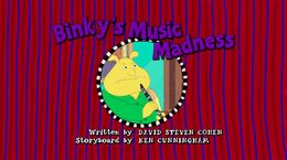 Binkysmusicmadnesstitlecard uk