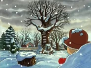 The treehouse destroyed