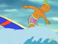 Surfing.